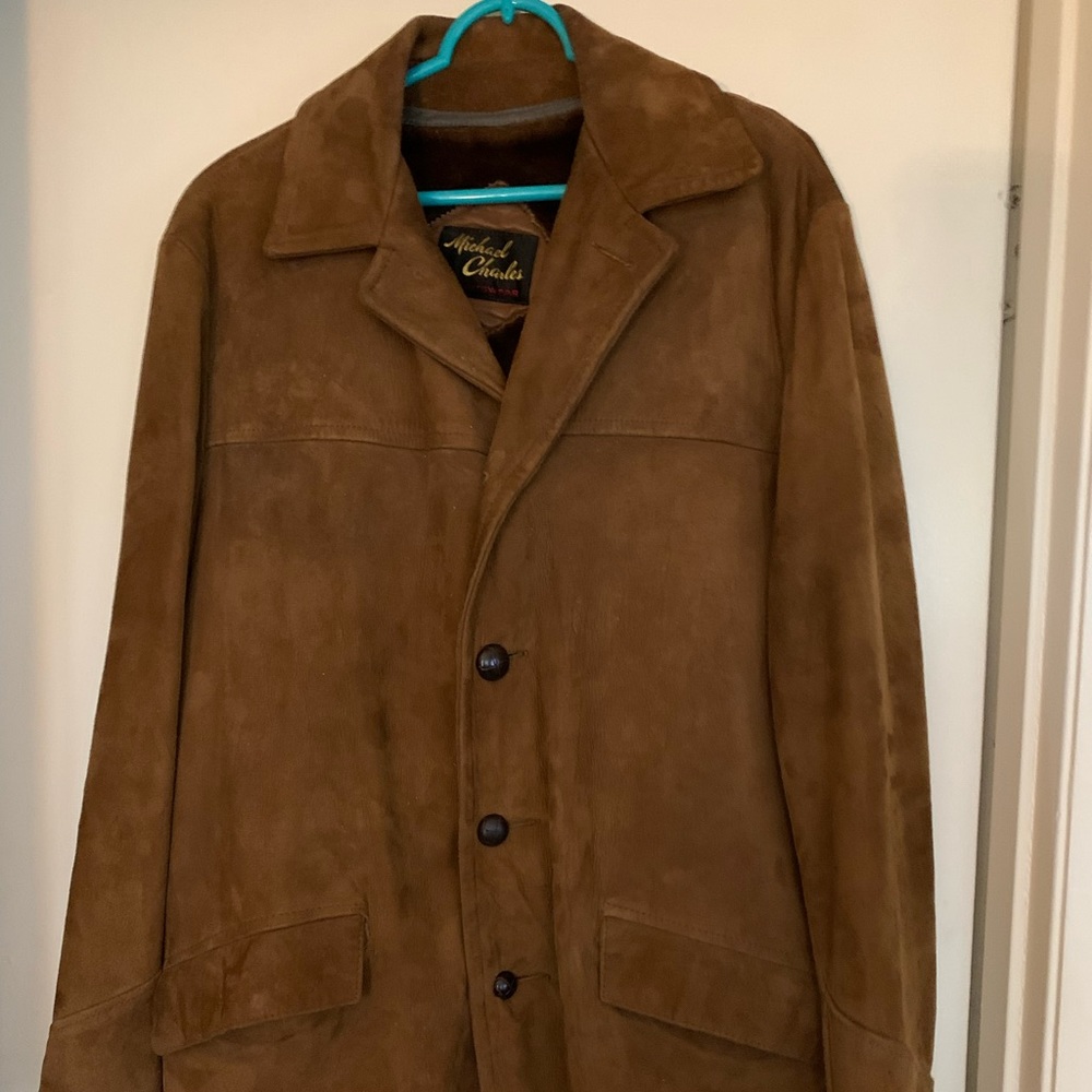 Michael Charles men’s suede jacket size 42